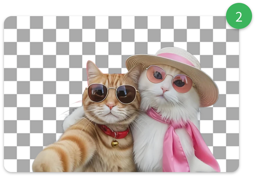 Let AI Separate the Subject background remover preview