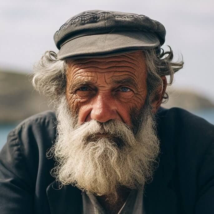 Original garden before AI design